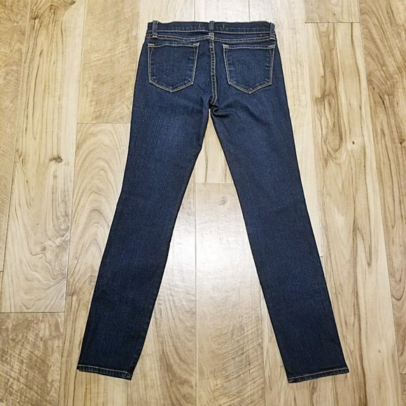 J Brand the deal skinny Straight Leg Low Rise Ankle Zip Jeans 25 Womens 28x28 - Picture 8 of 16